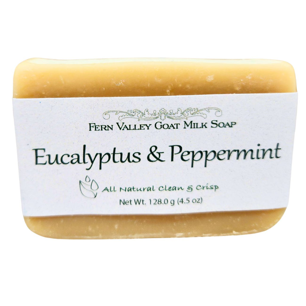 Eucalyptus & Peppermint Goat Milk Soap – All Natural, Handmade